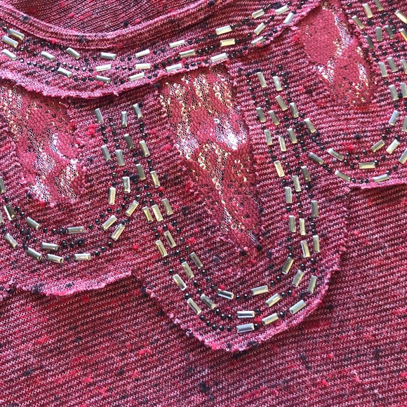 Self Esteem Embellished Tank Top XL - Picture 7 of 8